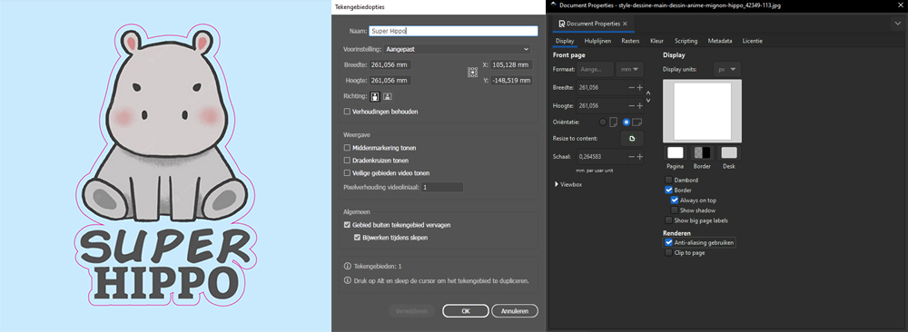 tässä kuvassa näet, kuinka lisäät leikkuulinjan