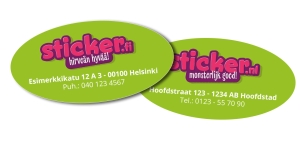 vihkot, joissa on tarra etupuolella